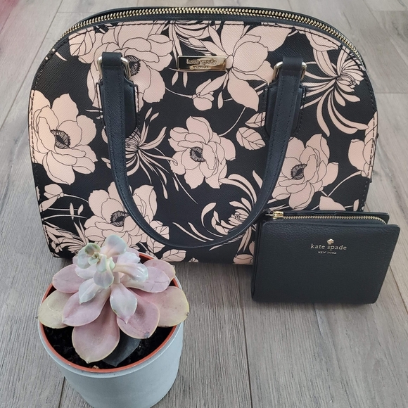 KATE SPADE Reiley Gardenia Satchel Bag + Wallet - Picture 7 of 8